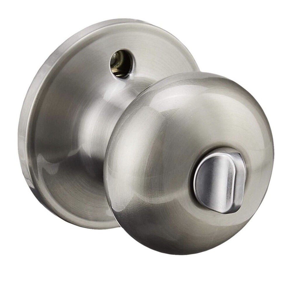 Schlage J40-STR Silver Privacy Door Knob Set (Formerly Dexter)